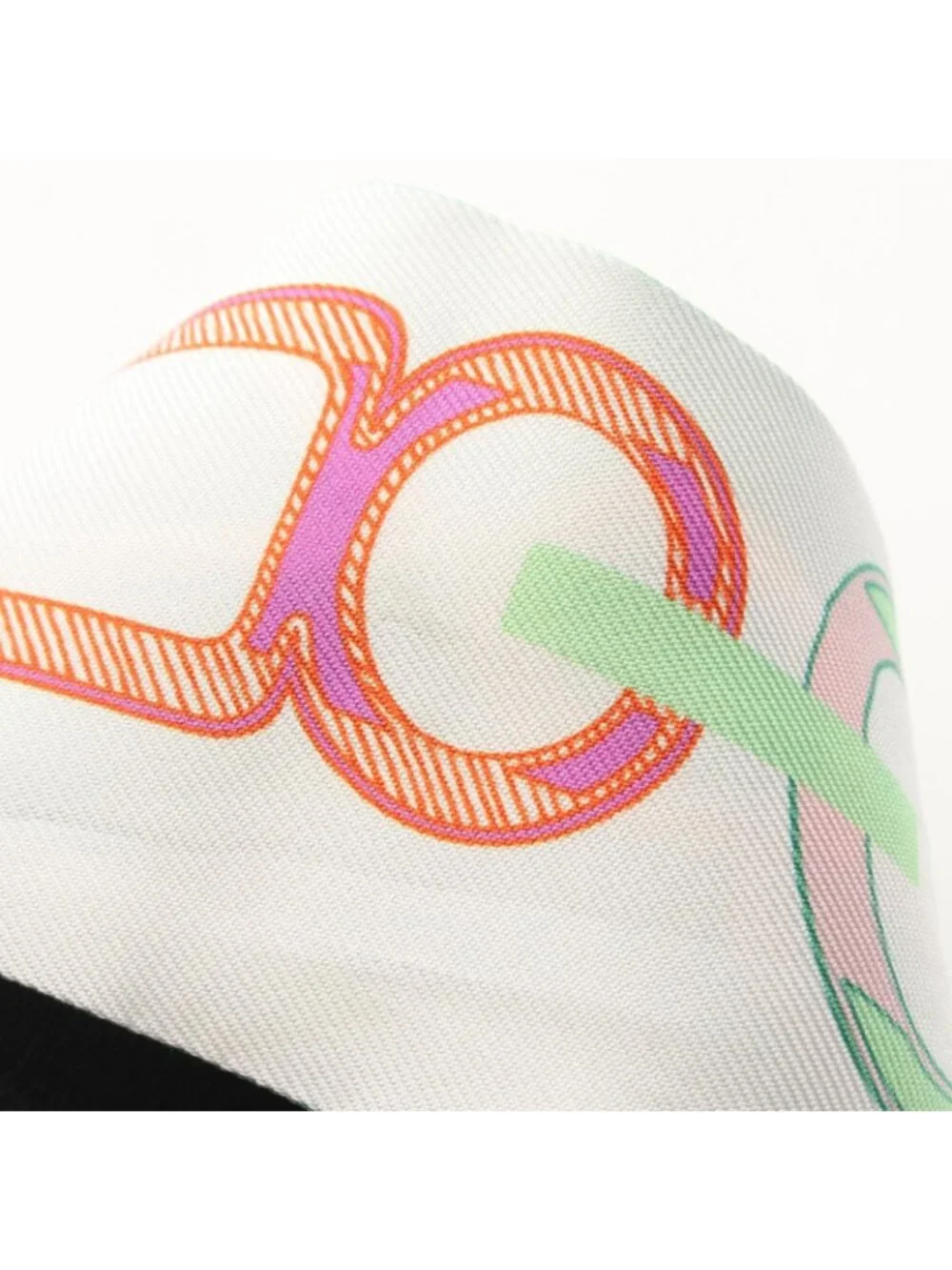 ★SOLD★ Hermes Scarf Re Boucles Ribbon Silk - Picture 6 of 8